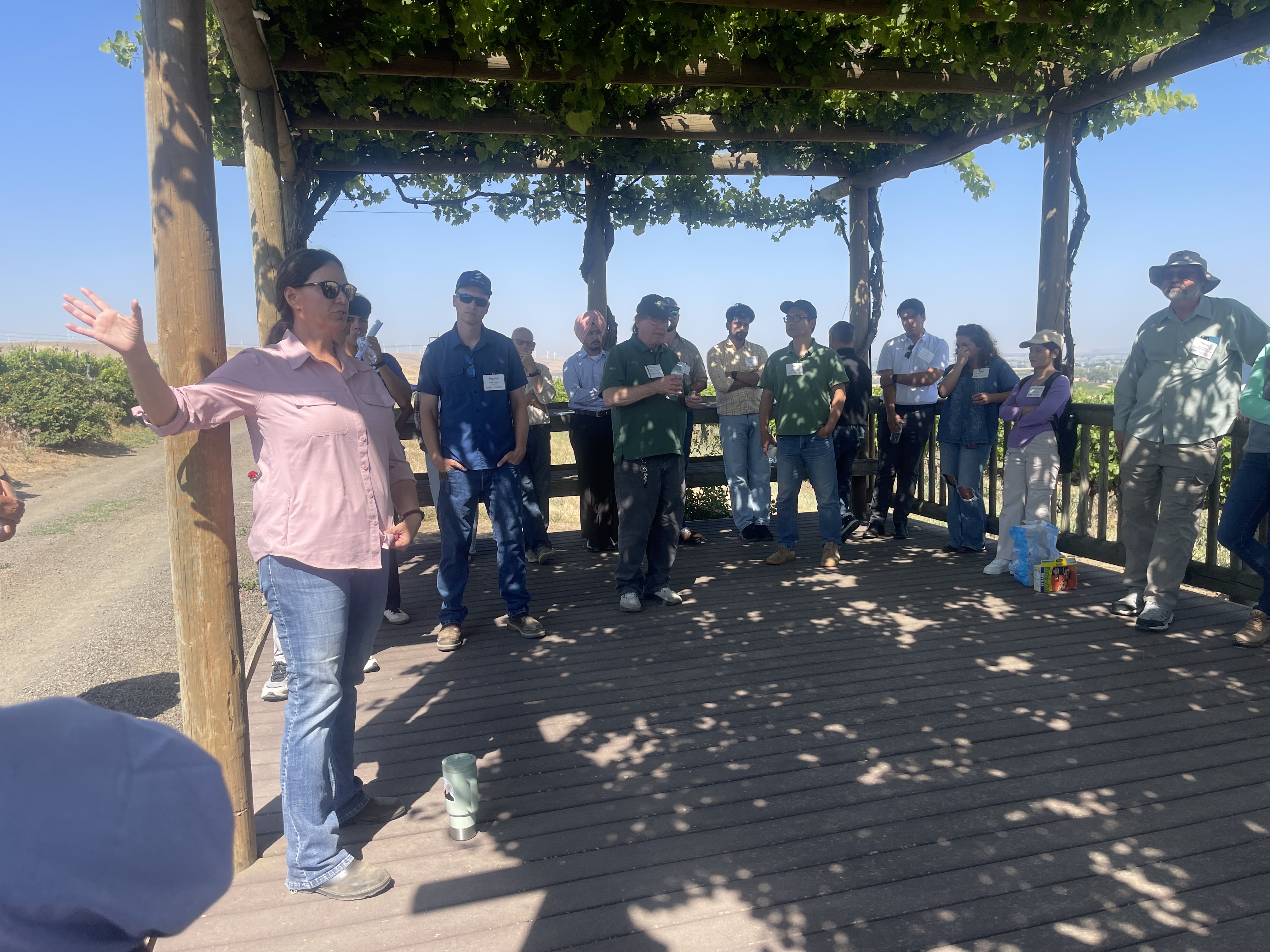 Photo of field tour