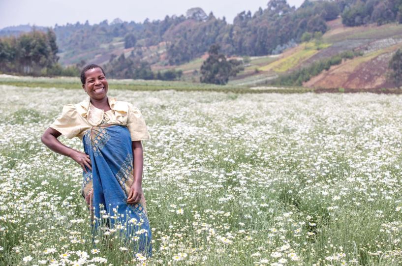 female farmer in field